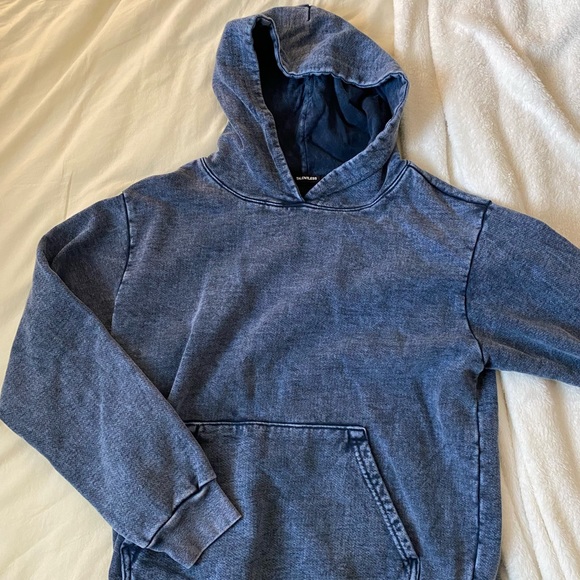 TALENTLESS | Tops | Talentless Hoodie Acid Wash Blue | Poshmark